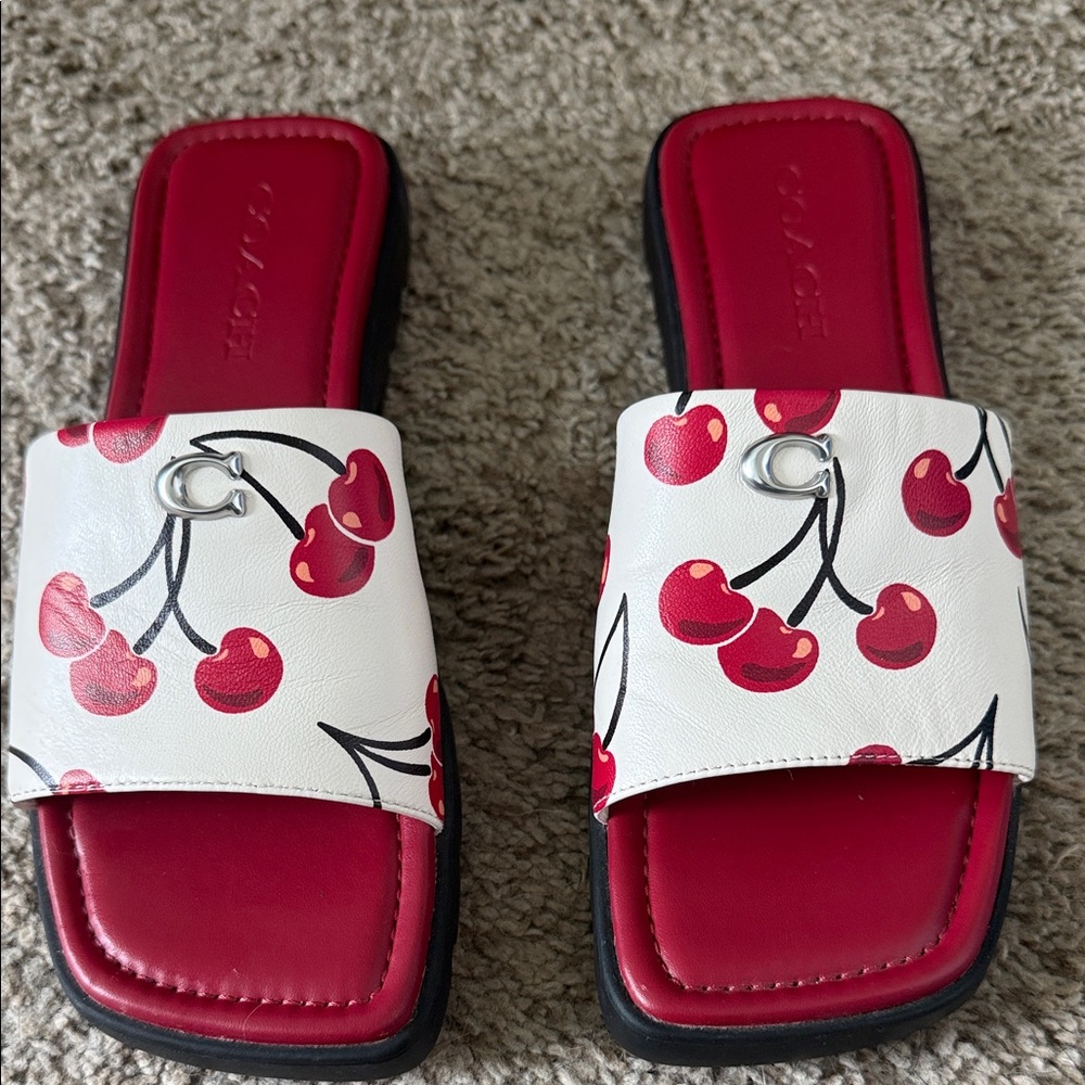 Coach Cherry Sandals